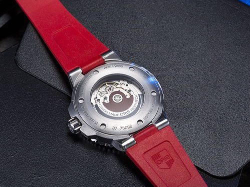 豪利时733 7730 4153r红色表带价格及图片,oris潜水男士手表怎么样 万表官网